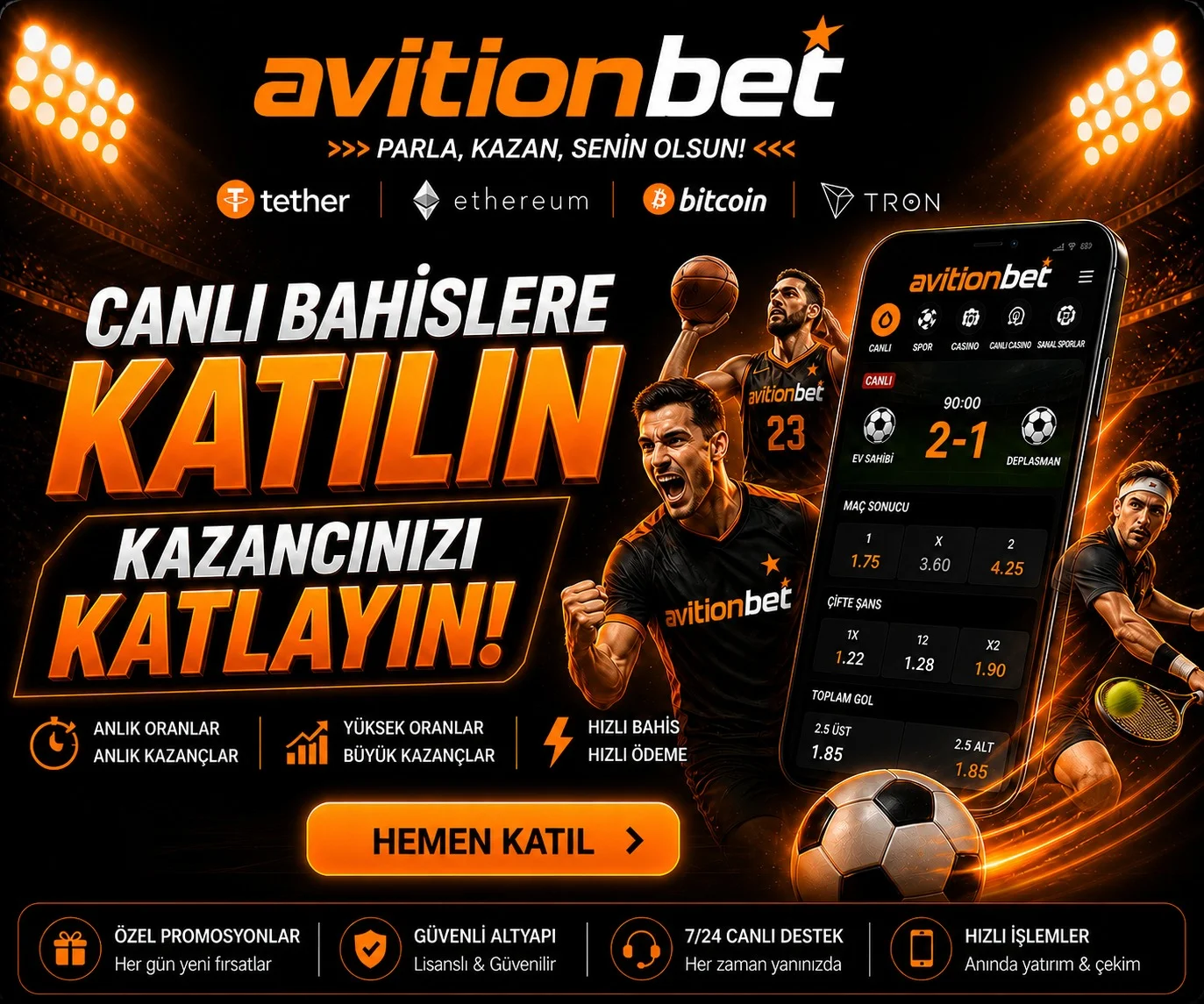 Canlı Bahis Keyfi Avitionbet'te